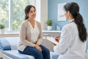 Annual physical checkup consultation for Addison patients