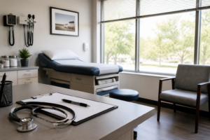 DOT physical exam preparation in a Plano-area clinic
